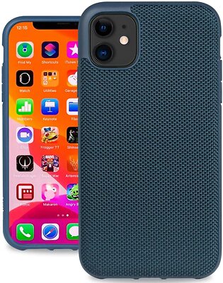 Evutec iPhone 11 PRO, 5.8'' Ballistic Nylon Blauer Heavy Duty Case Mit AFIX Mount