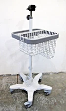 Deluxe Rolling Cart for Verathon 0570-0338 GlideScope Video Laryngoscope Monitor