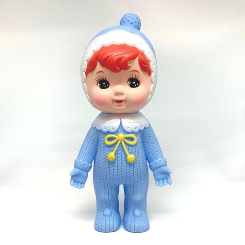 Charmy-Chan Figura in Vinile Morbido Colore Azzurro Set di 2 Kodama Giocattolo Sofubi - Foto 3 di 4