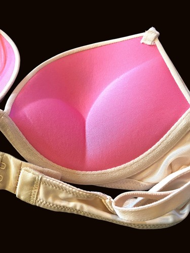 Victoria’s Secret 32A Pink Wear Everywhere Super Push Up-tan New - Picture 3 of 7