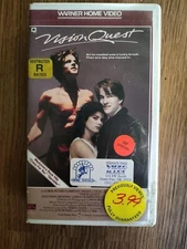 Vision Quest VHS 1985 Movie Matthew Modine, Madonna Ex Rental Hard White Case