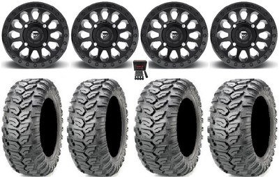 Fuel Vector 14'' Wheels MB 27'' Ceros Tires Can-Am Renegade Outlander