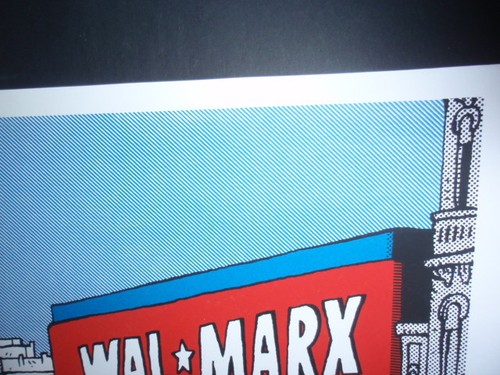 WAL*MARX Raro Firmado CUBA Serigrafía Póster PARODIA CUBANA WALMART Solo 50 Hechos - Imagen 4 de 5