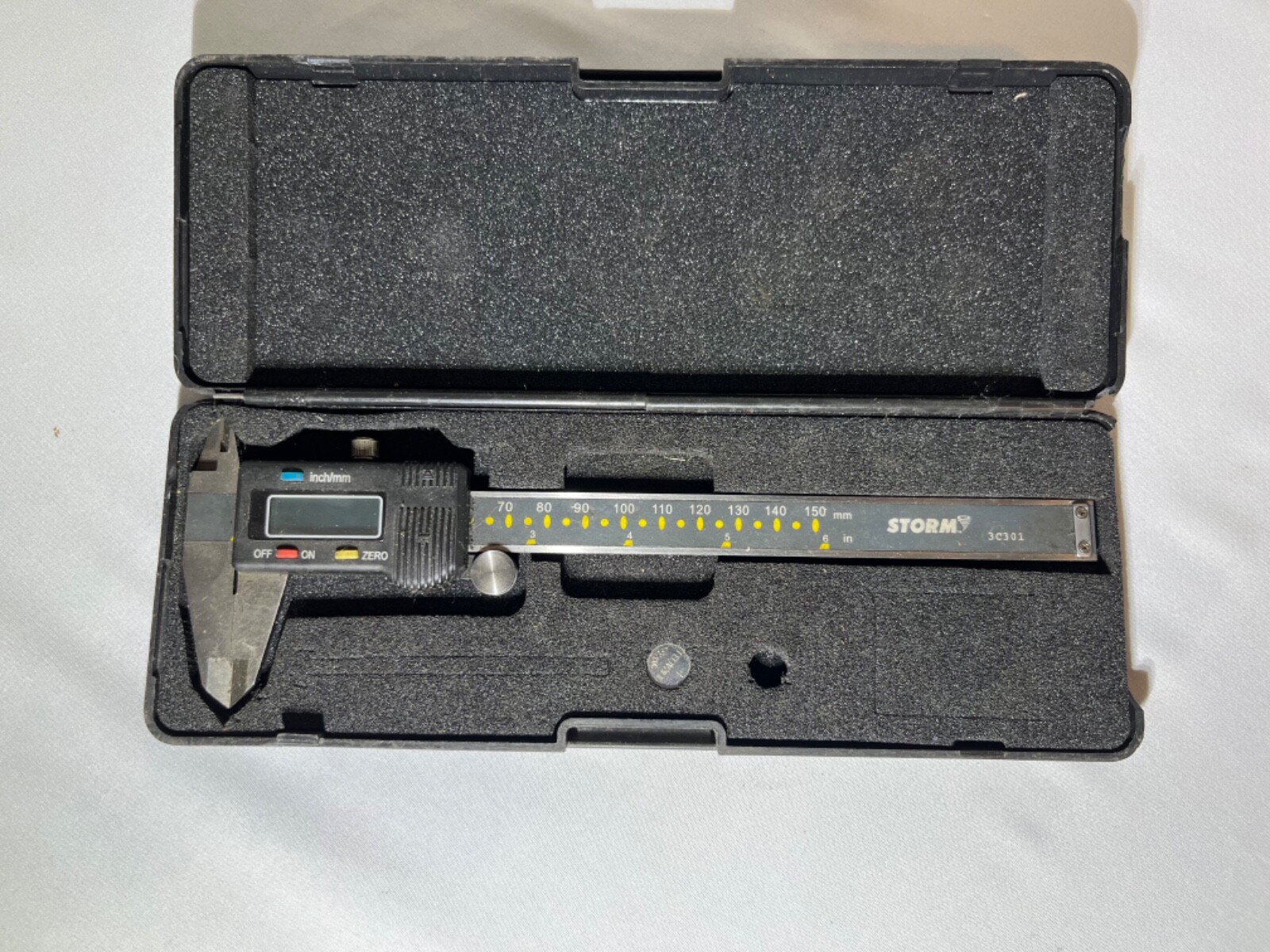 Storm 6 Inch Digital Caliper Item3C301 Used with Case eBay