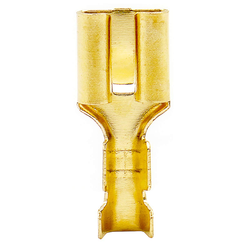 Baomain Female Spade Quick Splice Crimp Terminals 6.3Mm Crimp Connector Non Insu - Picture 3 of 12