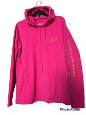 Vineyard Vines long sleeved hooded t shirt pink size S