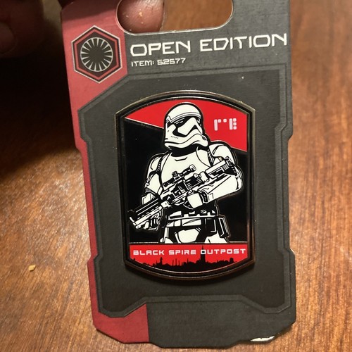 Disney Star Wars Galaxy's Edge Pin First Order Stormtrooper Black Spire Outpost - Picture 2 of 7