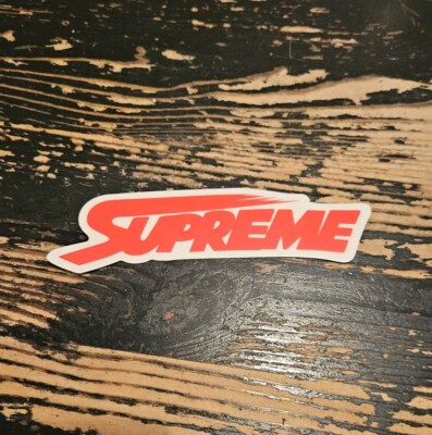 Supreme Mont Blanc Red Sticker FW23 + FREE SURPRISE | eBay