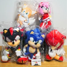 SEGA Set of 5 Plush Doll Sonic The Hedgehog All Star Collection SENEI BOEKI