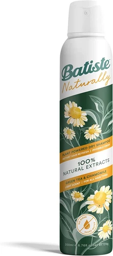Batiste Naturally Green Tea & Chamomile Dry Shampoo 200ml No Rinse FAST FREE P&P