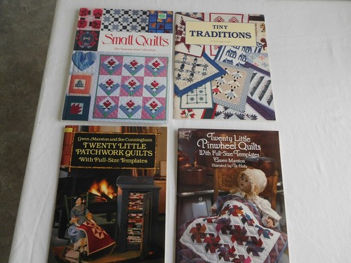 lot of 4 Quilting Books TINY TRADITIONS SMALL QUILTS 2 each 20 Little Patchwork 