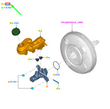 Maître-cylindre de frein Ford RANGER