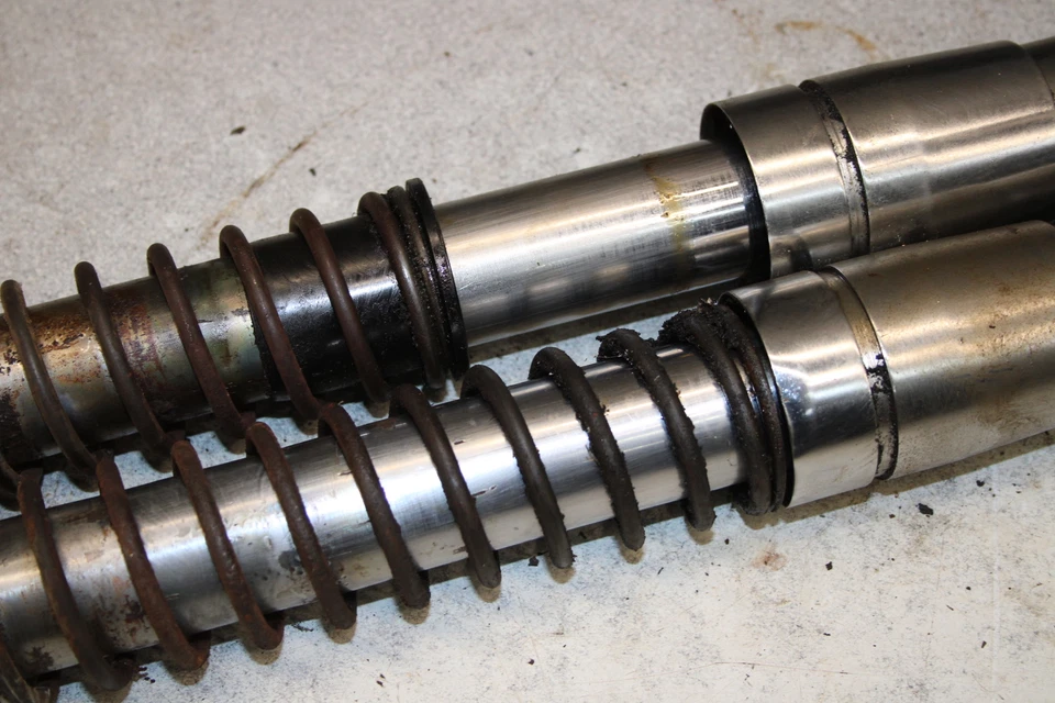 Suzuki T350 1969 horquillas delanteras juego suspensión amortiguador par 4615.aaa Foto 4 de 4