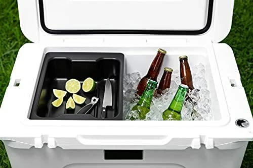 Solid Plastic Dry Goods Tray for Yeti Tundra Haul Cooler, Black, Cooler Accessor