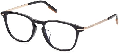 Ermenegildo Zegna Black Plastic Glasses (Frames)