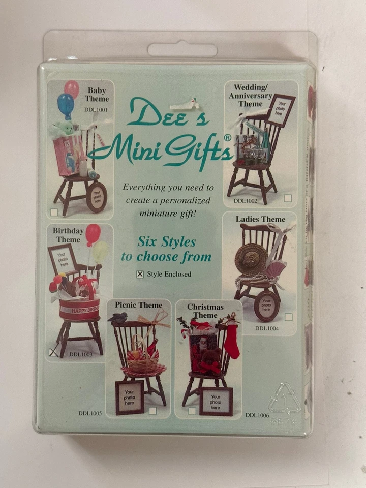 Dollhouse Miniature - Dee's Mini Gifts - Personalized Gift Kit - Birthday Theme - Image 3 of 4