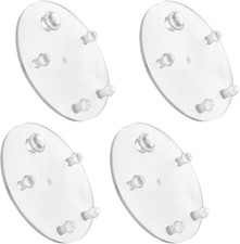 4 Pack Replacement for Vormax Toilet Tank Flapper Seal Gasket 3 , Silicone Toil