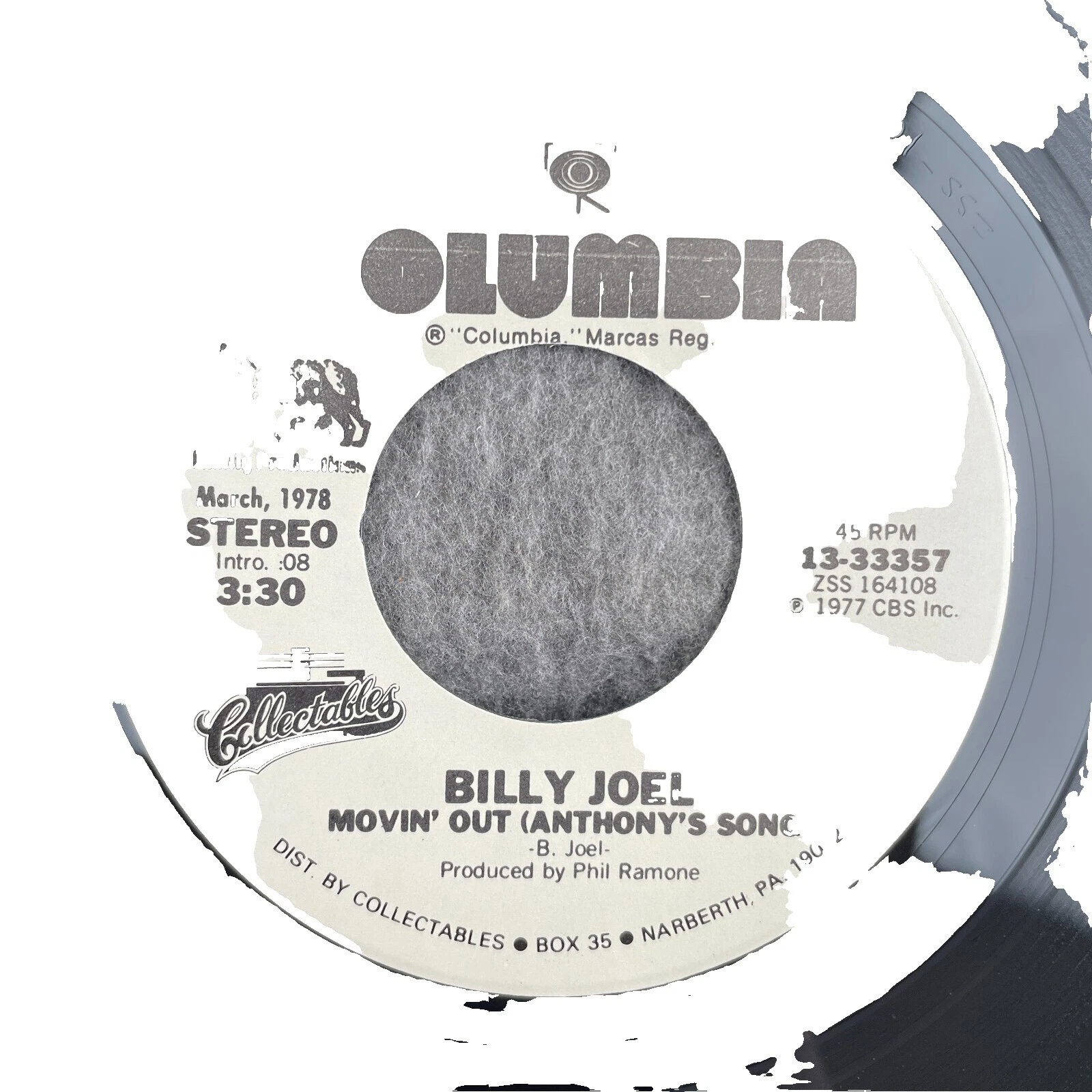 Billy Joel Pop 45 RPM Speed Vinyl Records