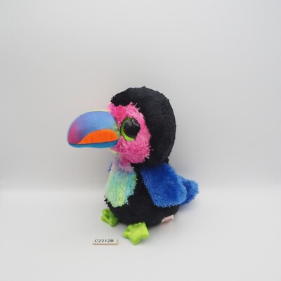 Ty Silk Beaks C2212B Bird Toucan Plush 6'' Stuffed Toy Doll