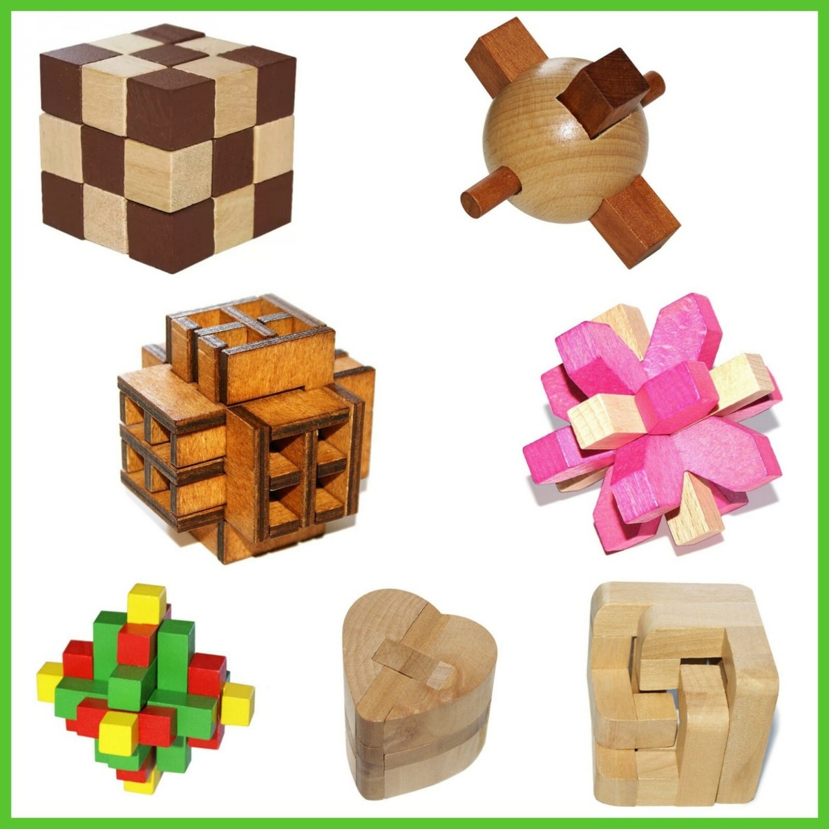 Giochi Puzzle Cubo Di Legno Soluzione Il Cubo Di Rompicapo In