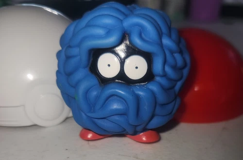 1999 Burger King Pokemon Tangela Figure Spinner Nintendo Toy W/ Pokeball Case