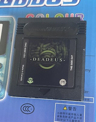 Neu GB Boy Color Spiel - Deadeus Gameboy Color Advance Cartridge Selten UK