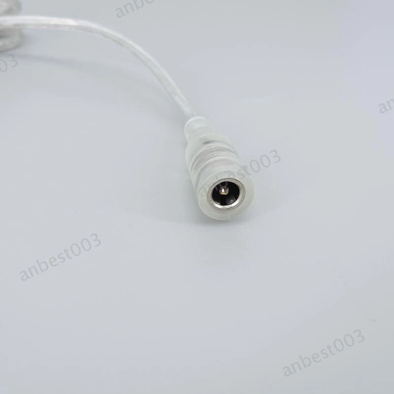 2M 22awg 3A transparent Power supply 5V USB DC Cable switch Neon Strip Light - Image 3 of 4