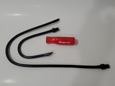 Snap On Tools Flex Wire Insertion Tool Set 3 Pcs Red Hard Handle Kit 1224 New