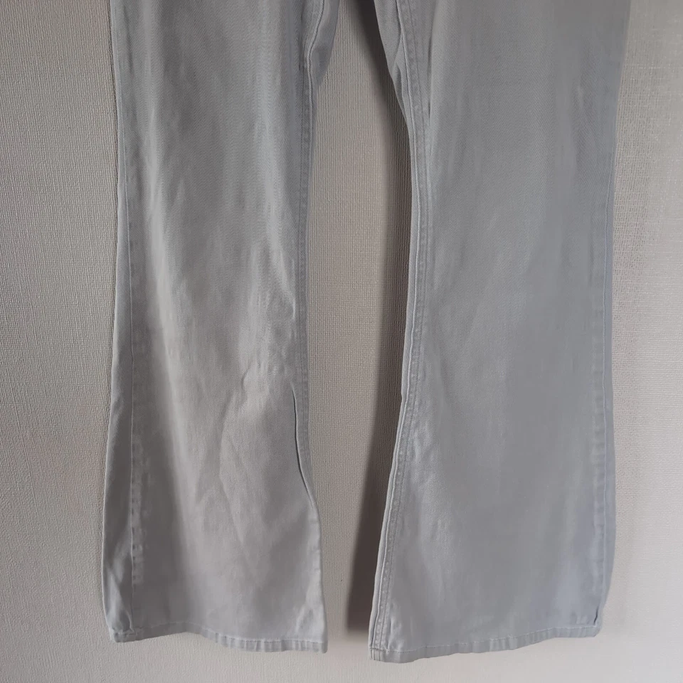 Pantalones de mezclilla vintage Y2K Mudd talla 9 tostados tiro bajo acampanados años 90 grunge patinador 28 x 31 Foto 3 de 4