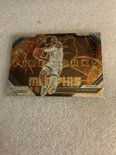 2023-24 Panini Prizm #8 Ja Morant Fireworks Basketball Card #8 PRIZM FINISH