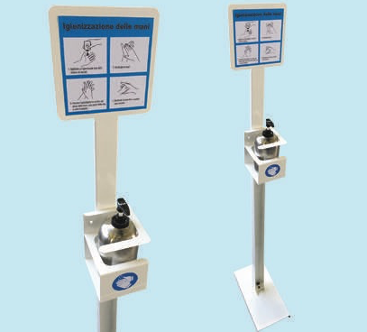 COLONNA A PIANTANA PORTA DISPENSER IGIENIZZANTI 5015/2