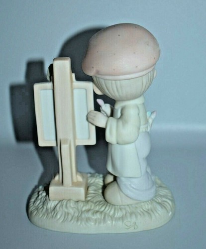 Figura de colección 1986 Precious Moments Loving You Dear Valentine Boy - Imagen 7 de 12