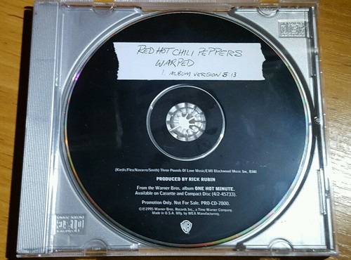 Red Hot Chili Peppers - Warped (Promo) **1995 USA 1 Track CD Promo** - Picture 3 of 6