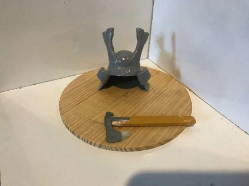 Casco maestro samurai escala 1/6 (personalizable) - Imagen 4 de 10
