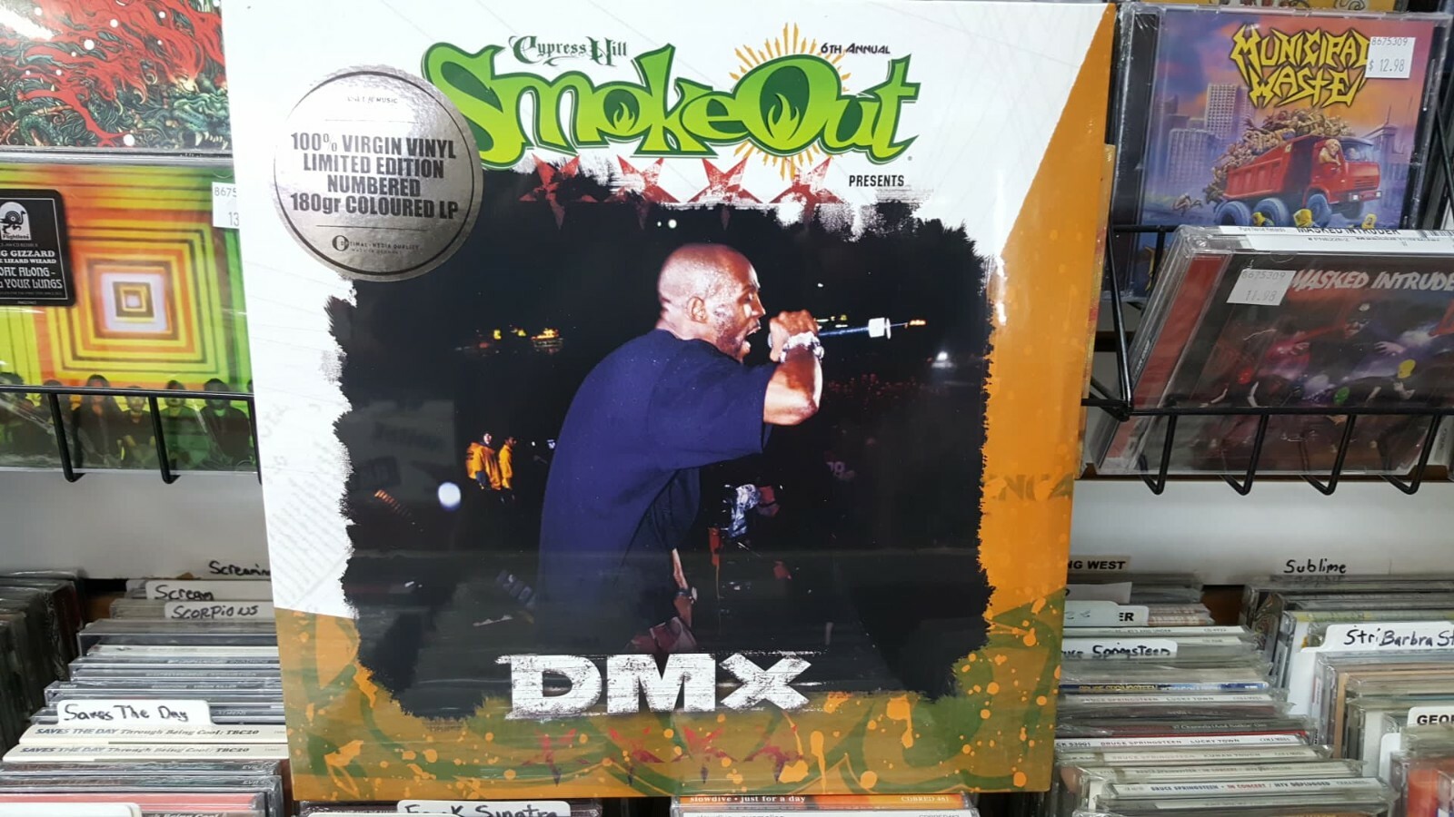 DMX - SMOKE OUT - ПЛАСТИНКА ВЕСОМ 180 ГРАММ/ЦВЕТНАЯ/С ИНДИВИДУАЛЬНЫМ НОМЕРОМ - НОВАЯ/ЗАПЕЧАТАННАЯ