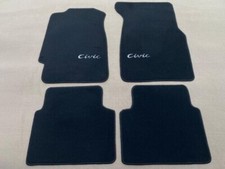 For Honda Civic 3dr Floor Mats Carpet Black 1992-95 Eg6 Eg2 Eg8 Ej6 Cx Dx Vx Si