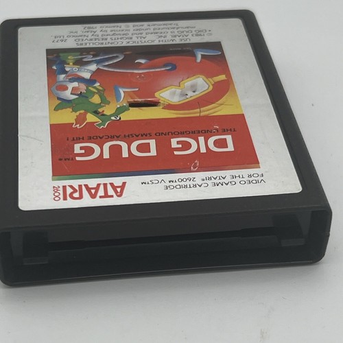 Dig Dug Atari 2600 Video Game Cartridge Untested Nice Label Vintage - Picture 3 of 5