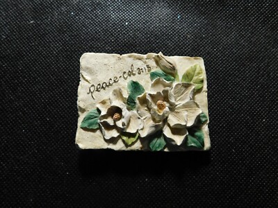 PEACE COL 3:15 FLOWER MAGNET!   e306XUD
