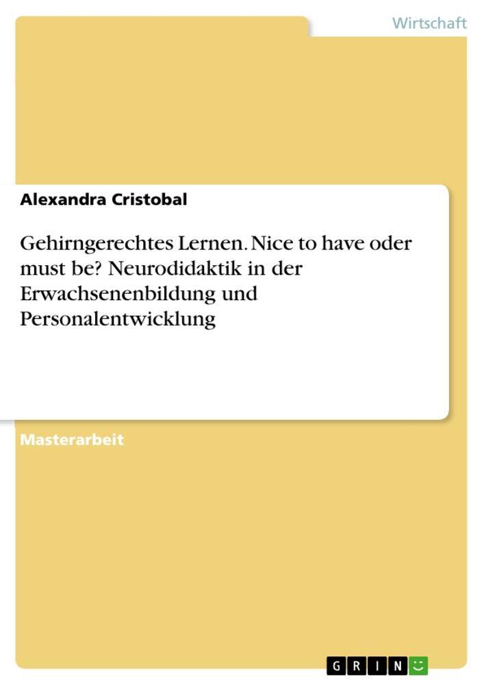 Thumbnail - Gehirngerechtes Lernen. Nice To Have Oder Must Be? Neurodidaktik In