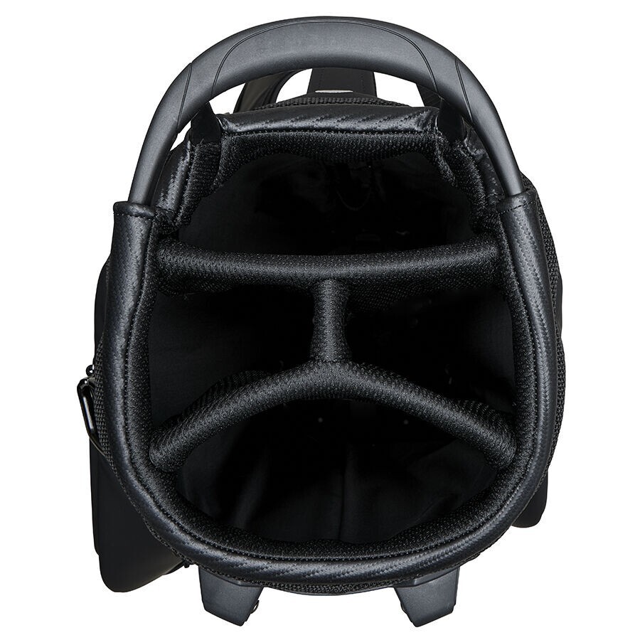 TaylorMade Golf qi35 Tour Stand Bag Black Silver 9.5 x 47in 3.9kg