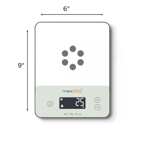 Food Digital Kitchen Weight Scale Grams & Ounces, Small, Backlit - Picture 3 of 10