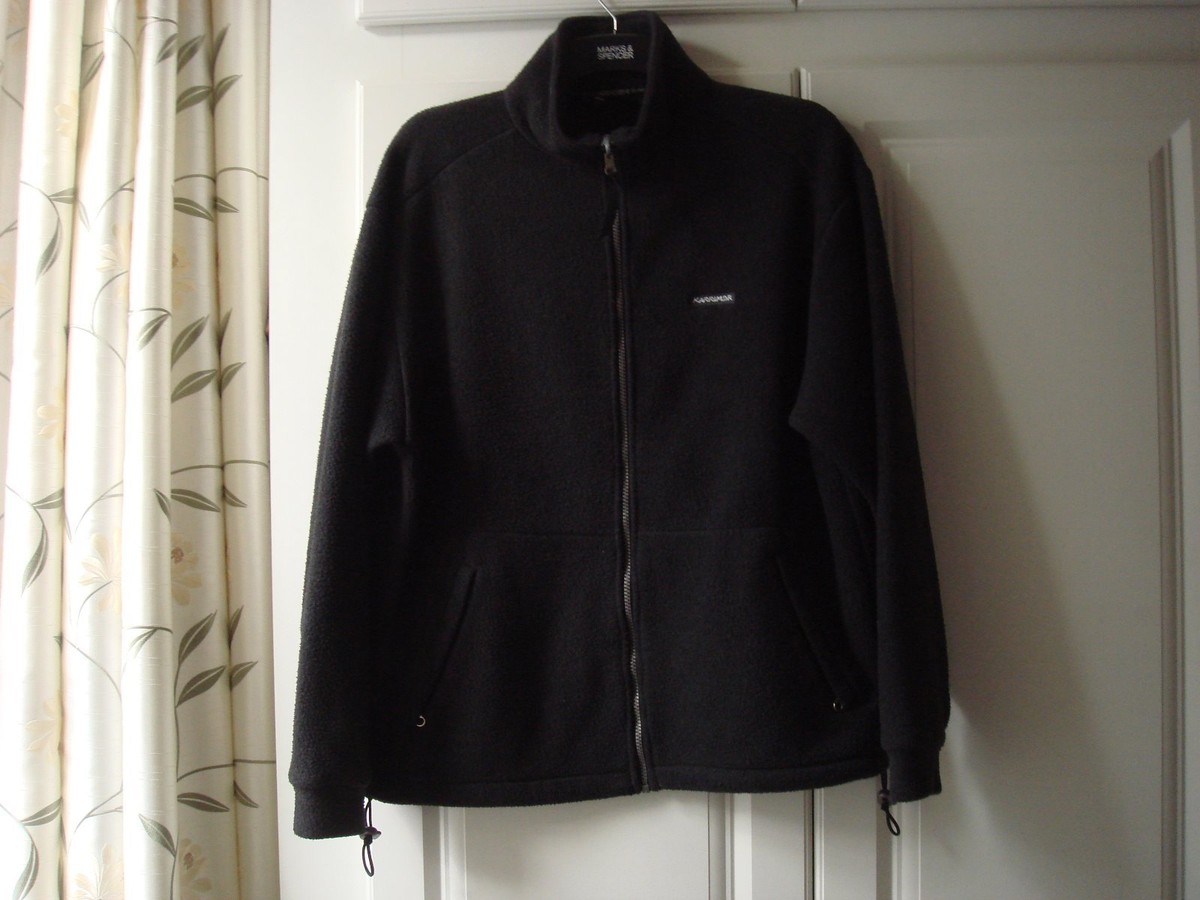 Men's Karrimor Fleece Jacket Medium Black Dark Grey