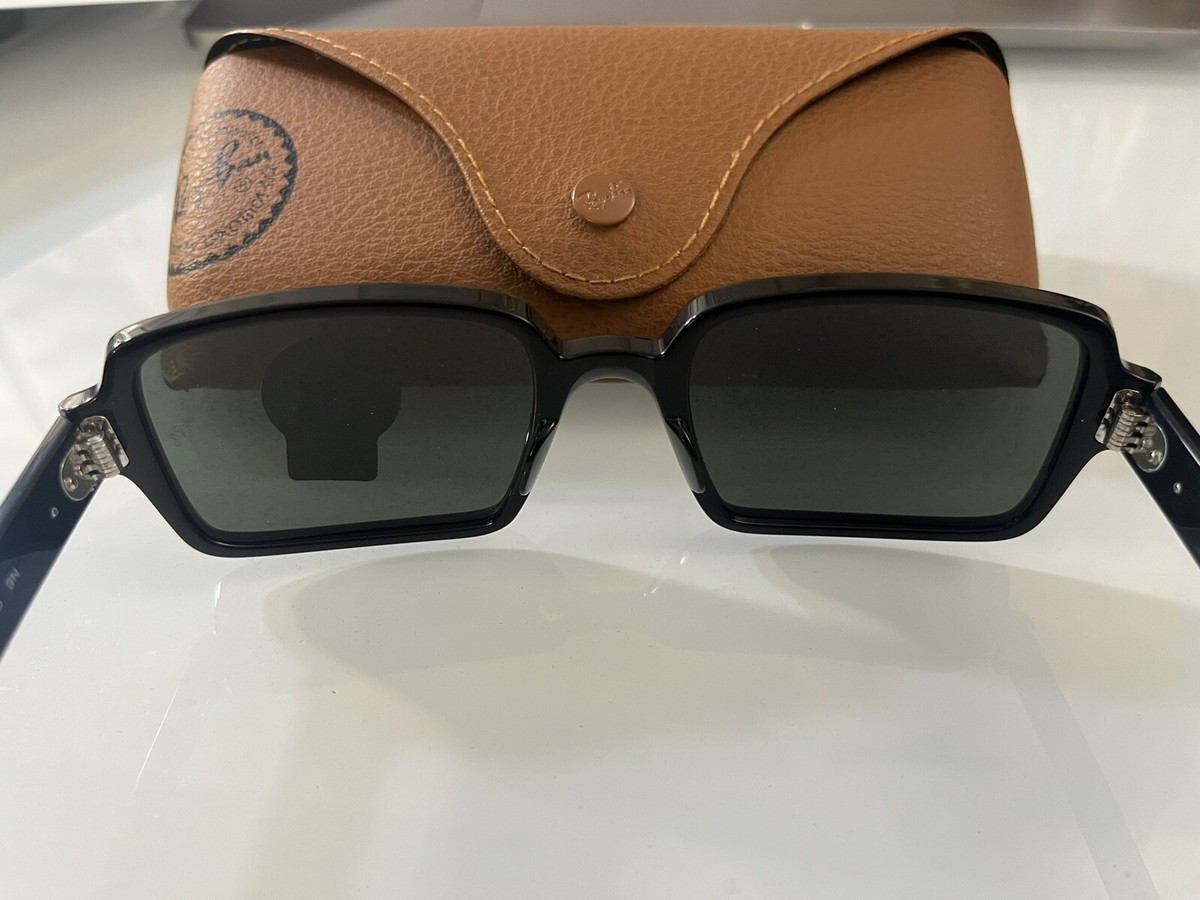 RAY-BAN BENJI Evolution Sun Rectangle RB2189 52mm MSRP $174 made