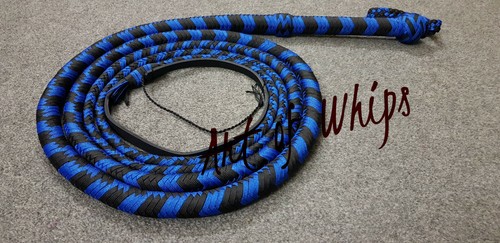 Látigo de nailon Paracord de 12 pies 12 trenzas látigo premium fácil de agrietar - Imagen 3 de 10