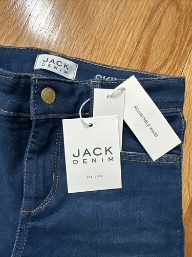 Janie And Jack Girls Skinny Jeans Size 6 Adjustable Waist - Picture 2 of 3