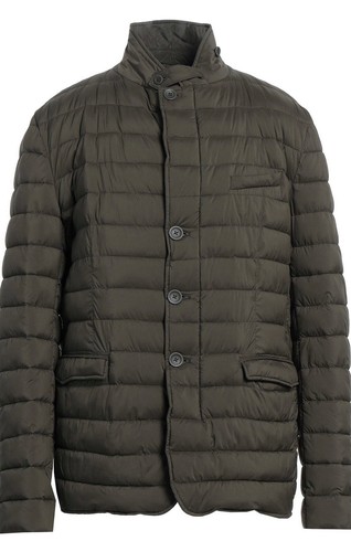 Herno Men's Green Olive Light Weight Down quilted Jacket Size US 48 EU 58