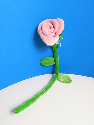 Pink Rose Flexible Plush Flower Toys R Us Animal Alley Bendable | eBay