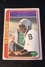 1978 Topps Ray Guy Raiders #260 -(a)