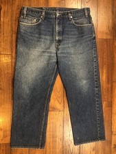 Levis 505 VTG 90s Blue Jeans Size Marked 38x30 Actual Measures 38x27