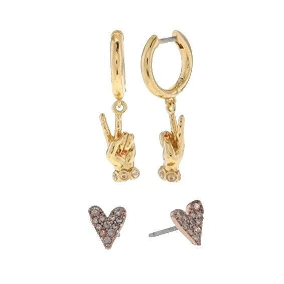 Kate Spade New York Chapado en Oro Amarillo Stud Pendientes de Moda de piedra